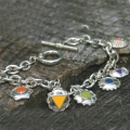 Multi Link Bracelet with 7 Chakras