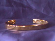 Gold Tesla Energy Energized Magnetic Bracelet