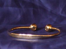 Gold Ball Tesla Energy Energized Magnetic Bracelet