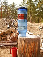 Berkey Light removes red food coloring