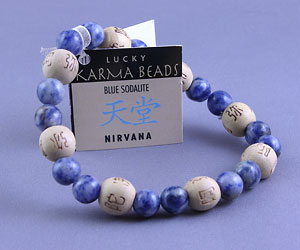 Zorbitz Blue Sodalite - Peace & Joy / Nirvana Kamology Bracelet